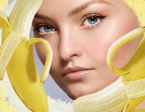 banán maszk arcfiatalító testhez